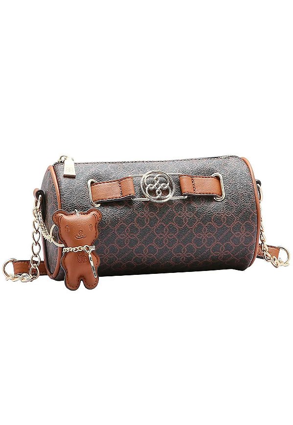 Bolsa Feminina Chenson Transversal Baú Marrom - 84172