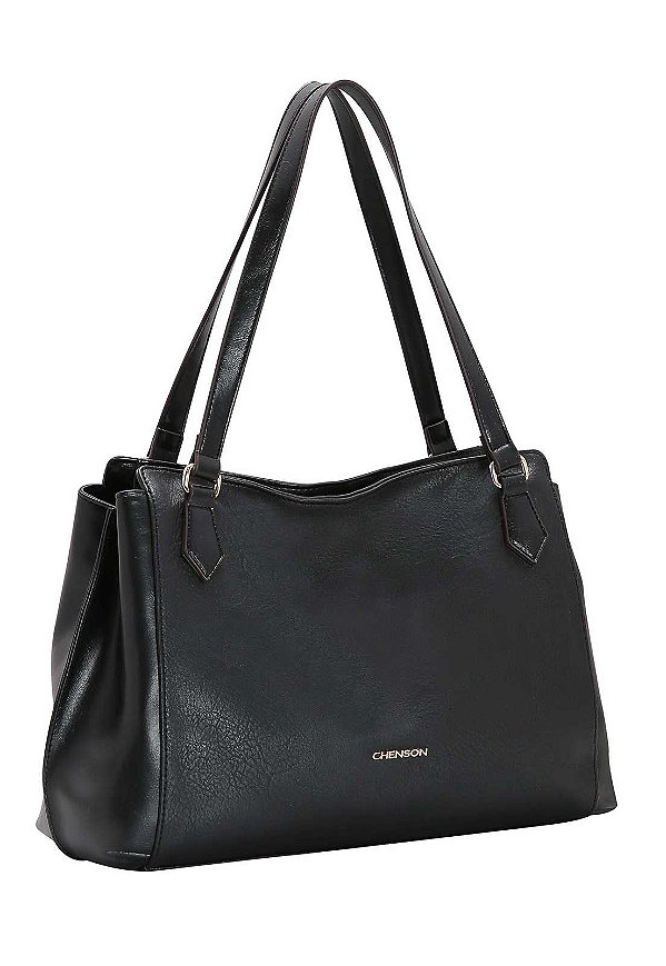 Bolsa Feminina Chenson Grande Ombro Preta - 83849