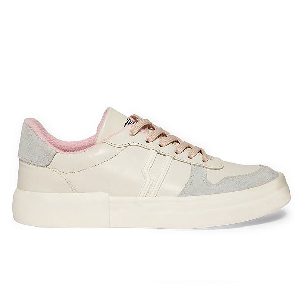 Tênis Feminino Santa Lolla Casual Alvejada Bege - 0548
