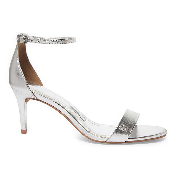 Sandália Feminina Santa Lolla Metallic Soft Prata - 0713