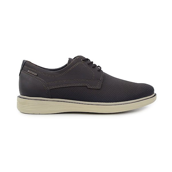Sapato Masculino Pegada Vibes Couro Washed Cravo - 1261