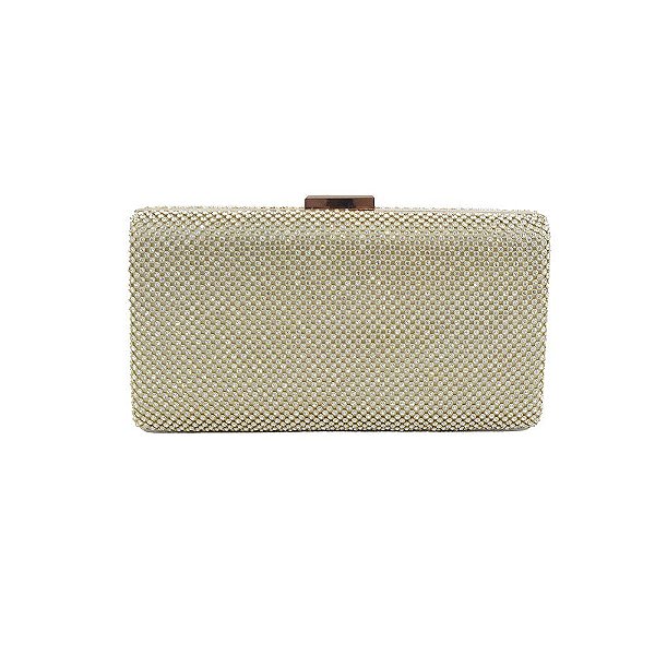 Bolsa Feminina Chenson de Mão para Festa Dourada - 82602