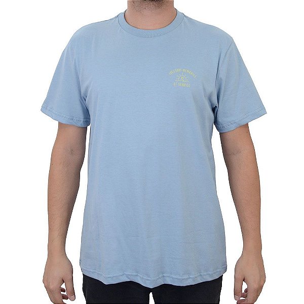 Camiseta Masculina Freesurf MC Memories Azul Claro - 1104054