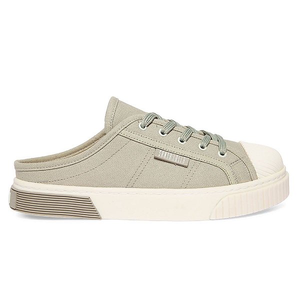 Tênis Mule Feminino Santa Lolla Flat Verde Eucalipto - 0738