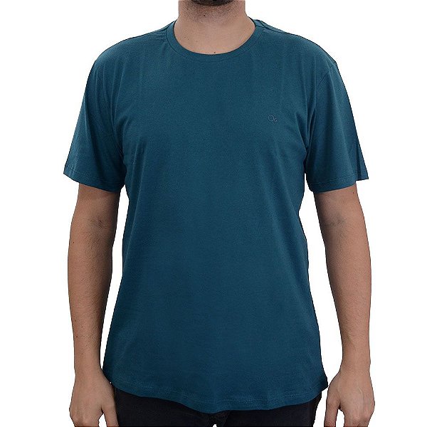 Camiseta Masculina Ogochi Essencial Slim Verde - 0064