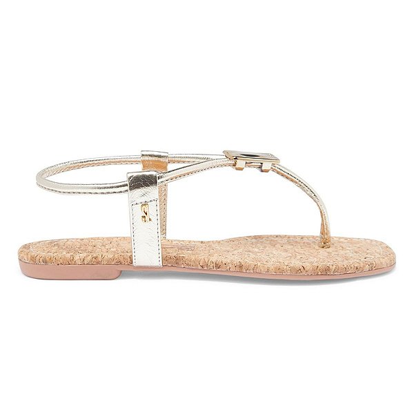 Sandália Feminina Santa Lolla Soft Ouro Light - 01F7