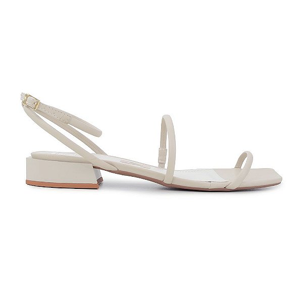 Sandália Feminina Santa Lolla Floater Lux Off White - 032F