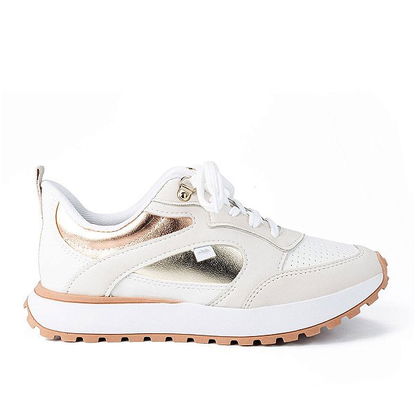 Tênis Feminino Dakota Coniglio Bege Porcelana - G9282