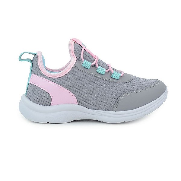 Tênis Infantil Feminino Ortopé Joy Confy Cinza - 2200