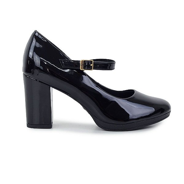 Scarpin Feminino Piccadilly Boneca Preto - 130211