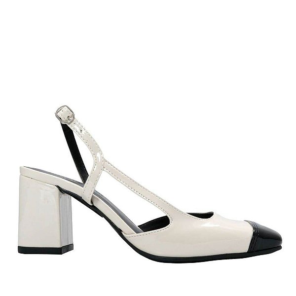 Sapato feminino cheap branco e preto