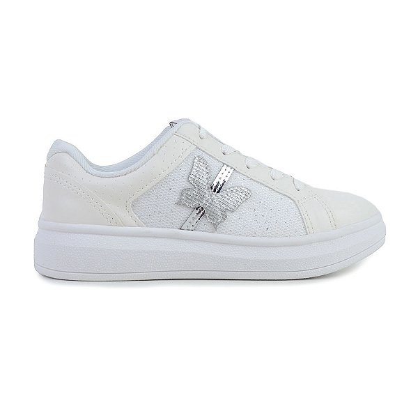 Tênis Infantil Feminino Pink Cats Torvy Branco - V4631