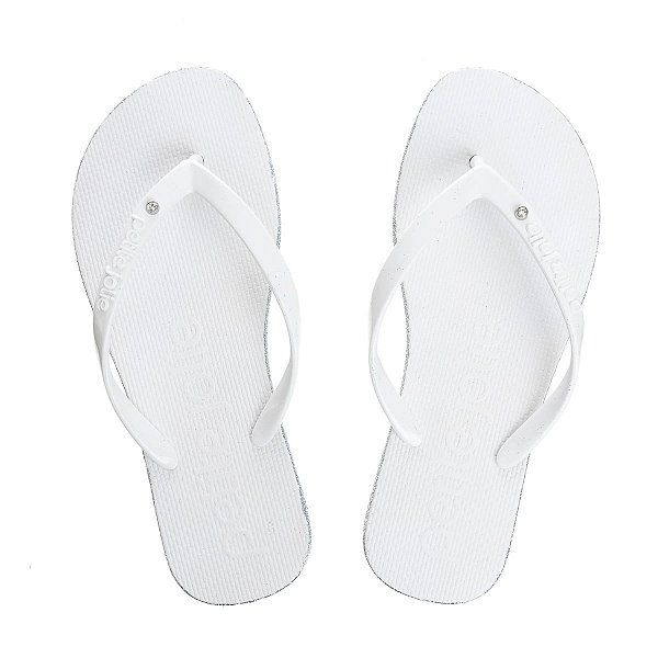 Chinelo Feminino Petite Jolie Branco Off - PJ6970