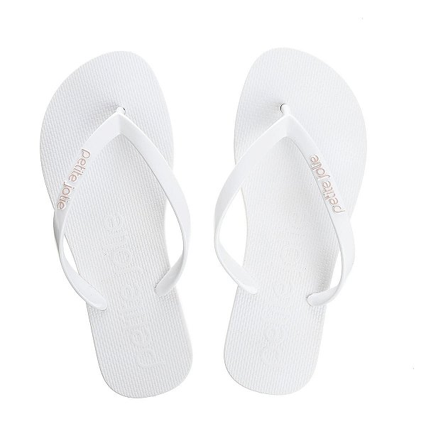 Chinelo Feminino Petite Jolie Branco Off - PJ6901