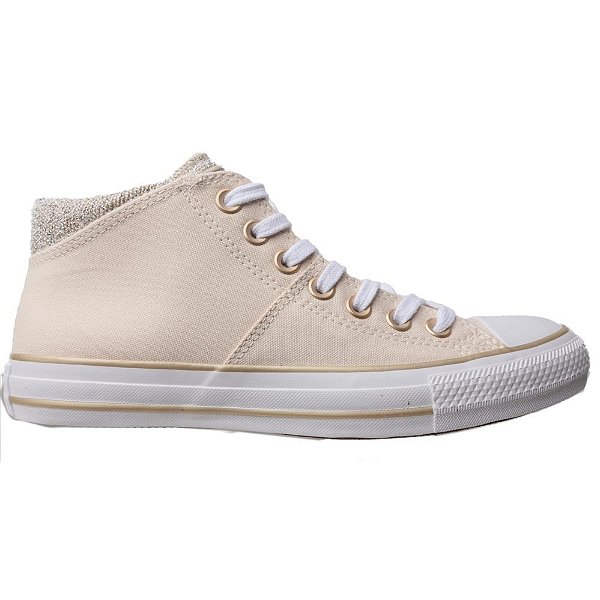 Tênis Feminino Converse Cano Médio Bege - CT2886