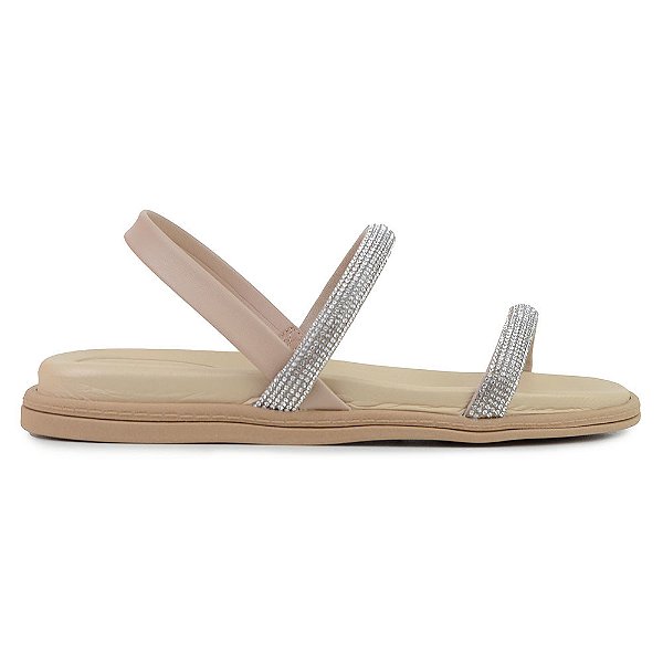 Papete Feminino Beira Rio Bege - 8488.109