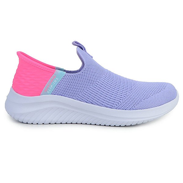 Tênis Infantil Feminino Skechers Ultra Flex 3.0 Lilás - 3038