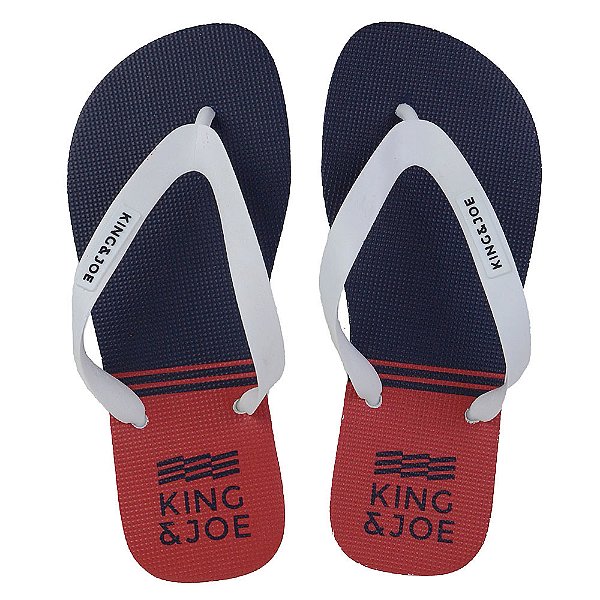 Chinelo Infantil Masculino King&Joe Bicolor Azul - CH09009K