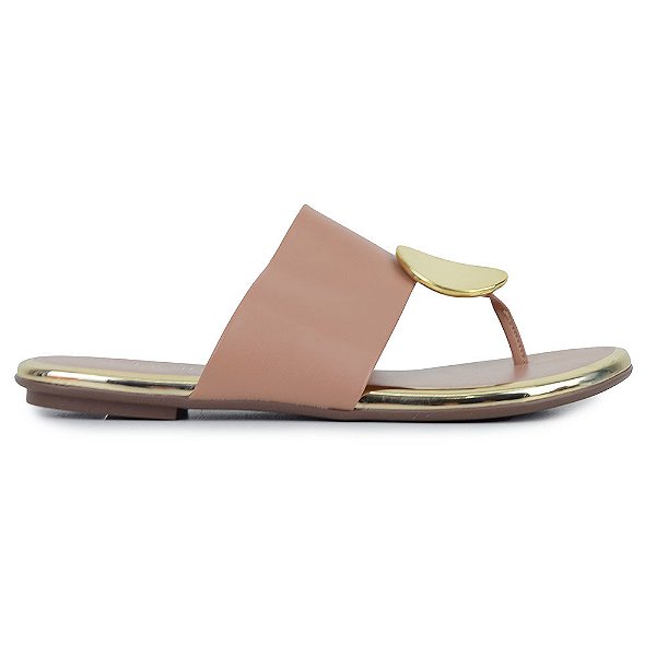 Chinelo Feminino Beira Rio Bege - 8367.657