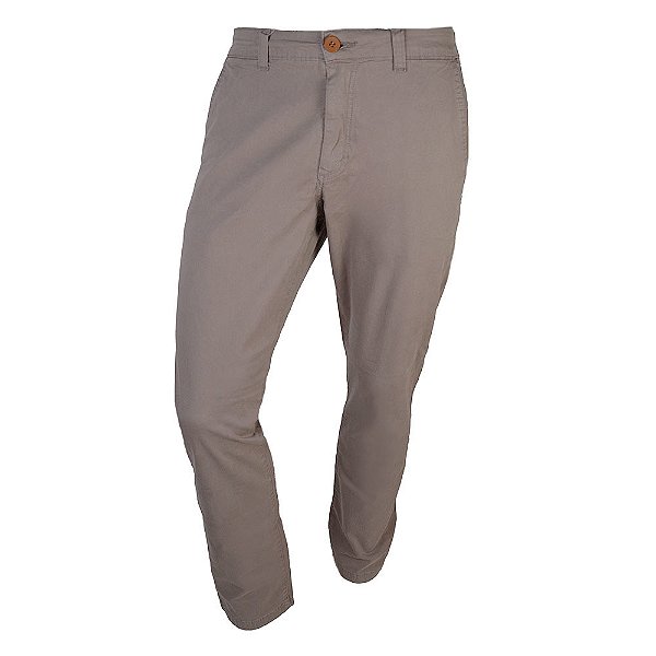 Calça Sarja Masculina Freesurf Casual Cáqui - 1108