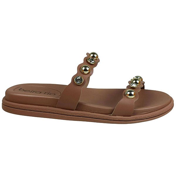 Chinelo Feminino Beira Rio Bege - 8488