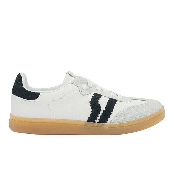 Tênis Feminino Santa Lolla Camurça Alvejado Branco - 056D