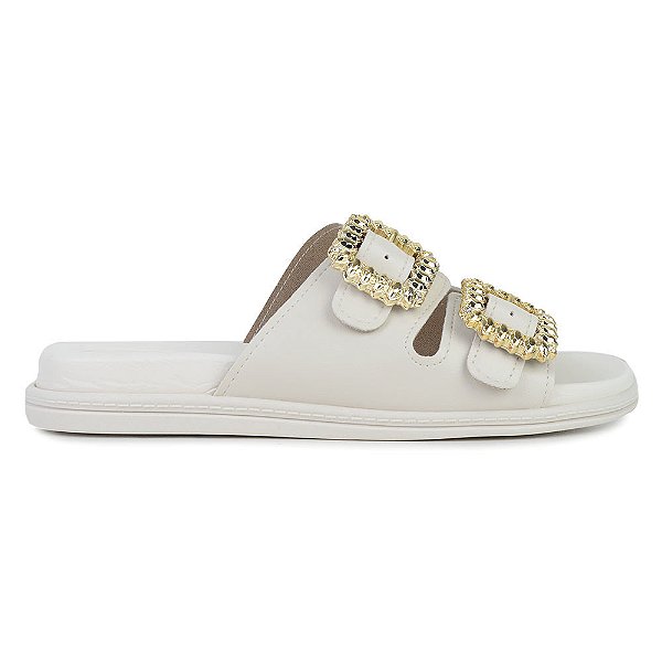 Chinelo Feminino Beira Rio Birken Branco Off - 8528