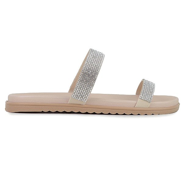 Chinelo Feminino Beira Rio Bege - 8529