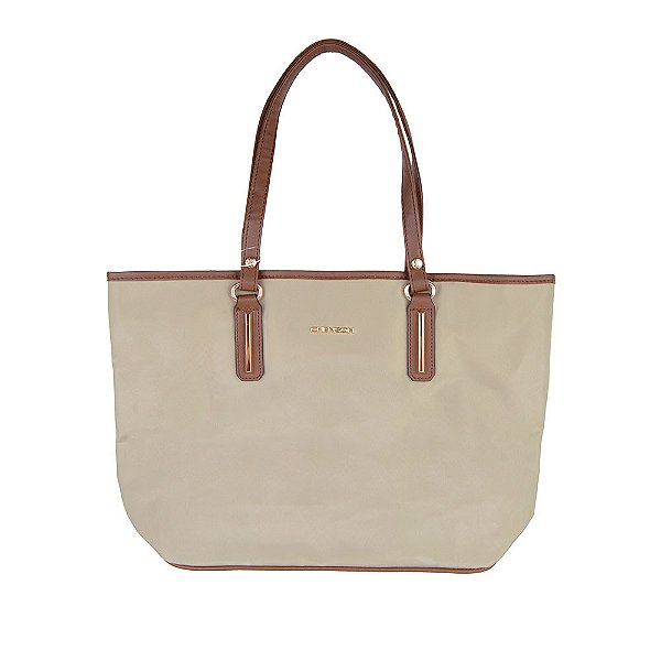 Bolsa Feminina Chenson Microfibra Ombro Bege - 84125