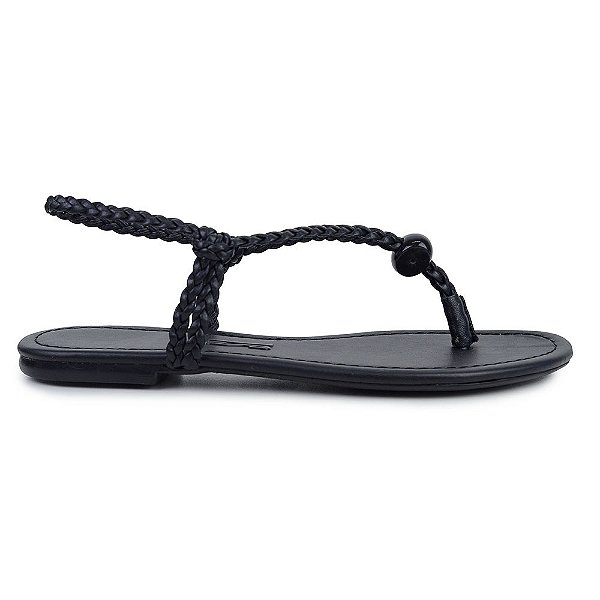 Rasteira Feminina Santa Lolla Soft Preta - 046E