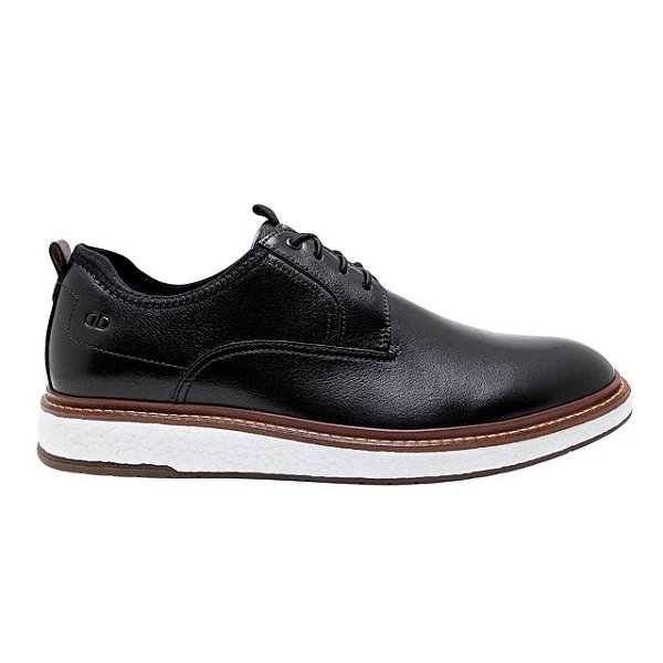 Sapato Masculino Democrata Clark Pulse Preto - 604202