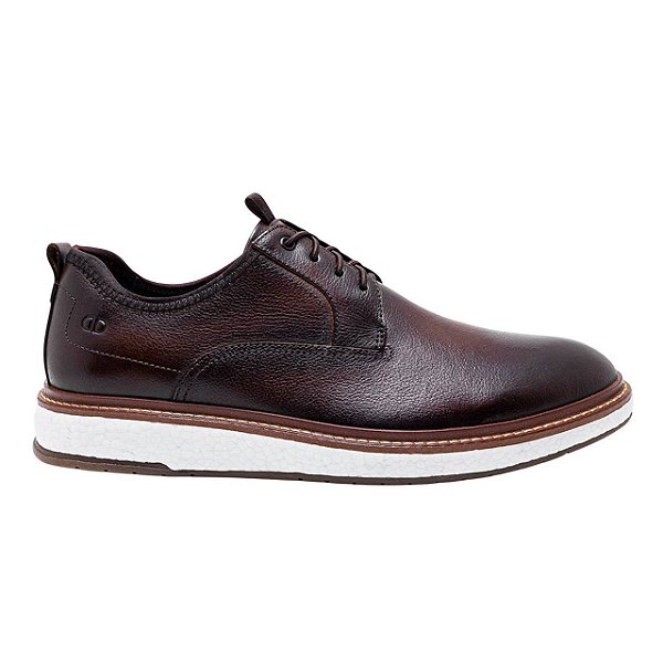 Sapato Masculino Democrata Clark Pulse Marrom Mogno - 604201