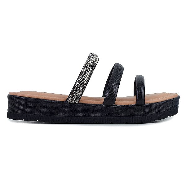 Chinelo Feminino Mississipi Viterbo Preto - MB811