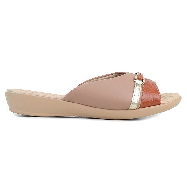 Tamanco Feminino Piccadilly Bege - 500375