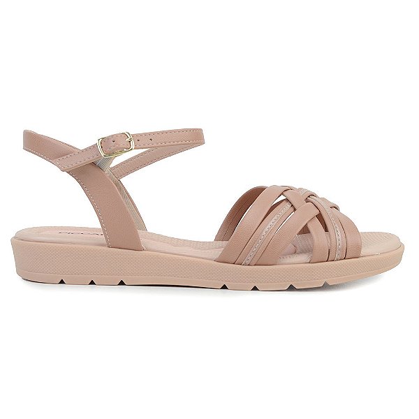 Sandália Feminina Piccadilly Bege - 410035
