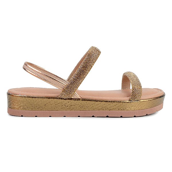 Sandália Feminina Mississipi Bronze - MB813