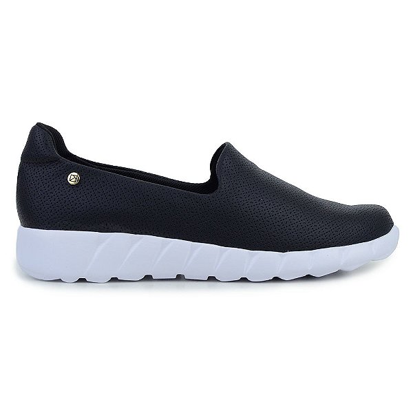Tênis Feminino Piccadilly Preto e Branco - 970103