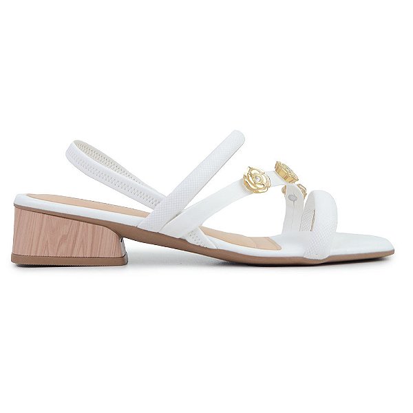 Sandália Feminina Mississipi Pandora Branca - MB793