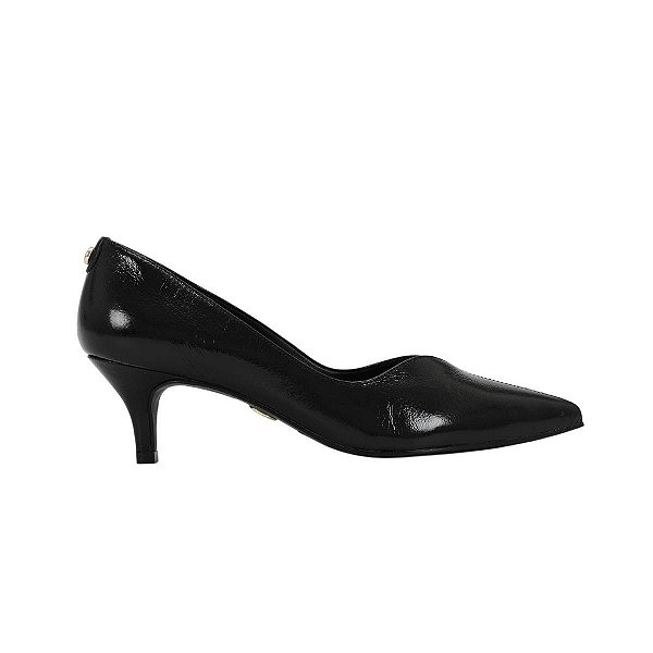 Scarpin Feminino Jorge Bischoff Salto Fino Preto - J19804