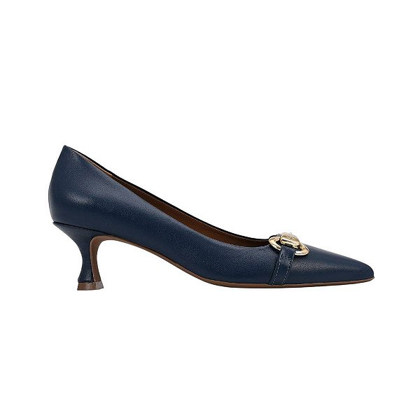 Scarpin Feminino Jorge Bischoff Azul Marinho - J14924