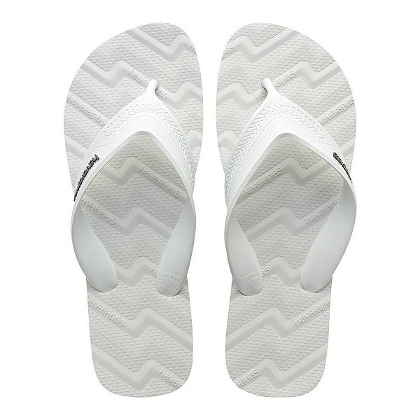 Chinelo Masculino Havaianas Track Waves Branco - 4149734