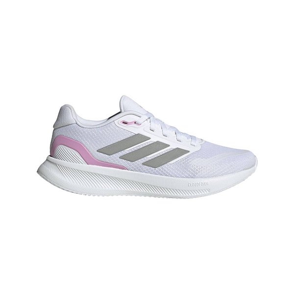 Tênis Feminino Adidas Runfalcon 5 Branco Lilás - JI3981
