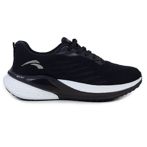 Tênis de Corrida Masculino Kolosh Flat Preto - H3562