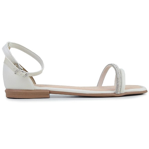 Sandália Feminina Mississipi Rives Branca - MB754