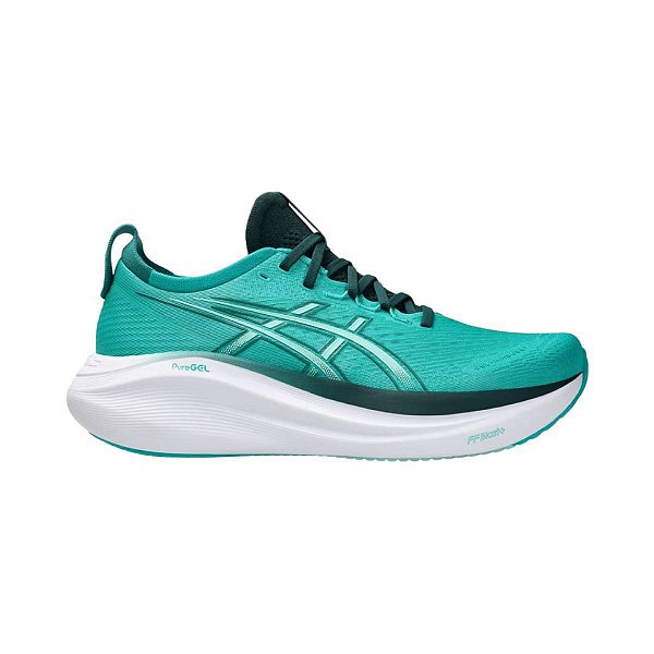 Tênis Masculino Asics Gel-Nimbus 27 Wave Verde - 1011B95