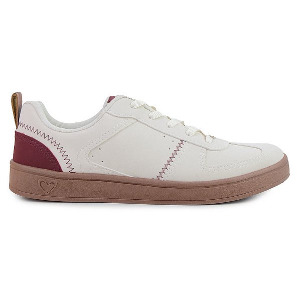Tênis Feminino Mississipi Casual Foggia Branco Gelo - MB153