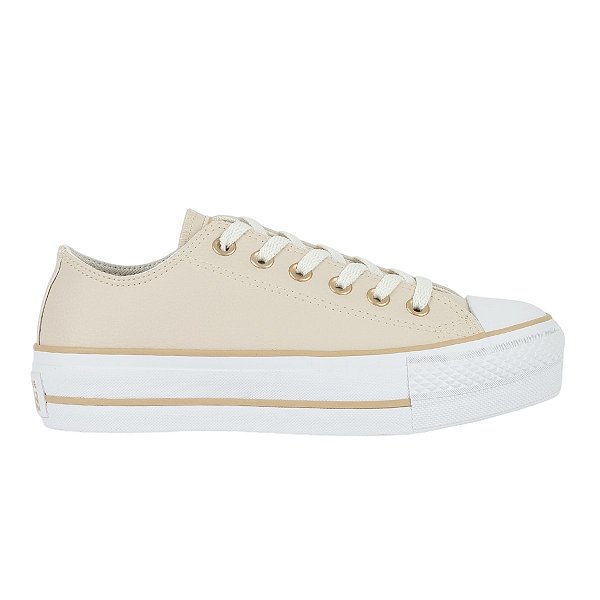 Tênis Feminino Converse All Star Plataforma Lift Bege CT0983