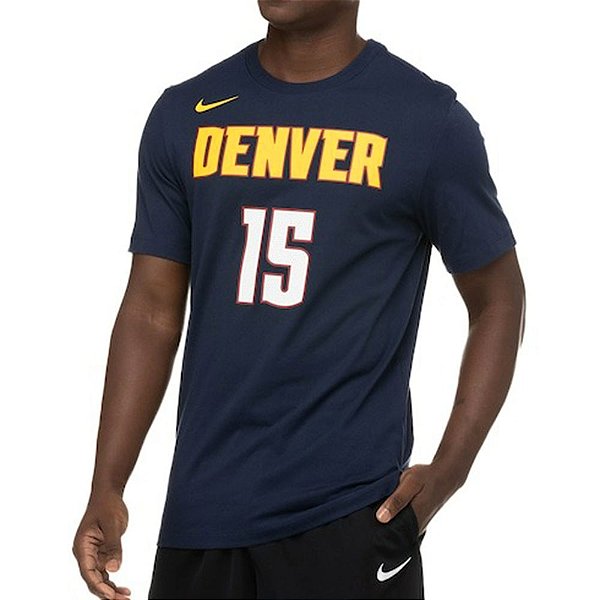 Camiseta Masculina Nike NBA Denver Marinho - DR637