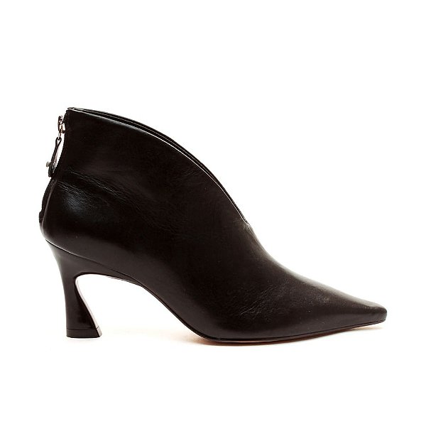 Bota Feminina Cecconello New Venetto Couro Preta - 2642001