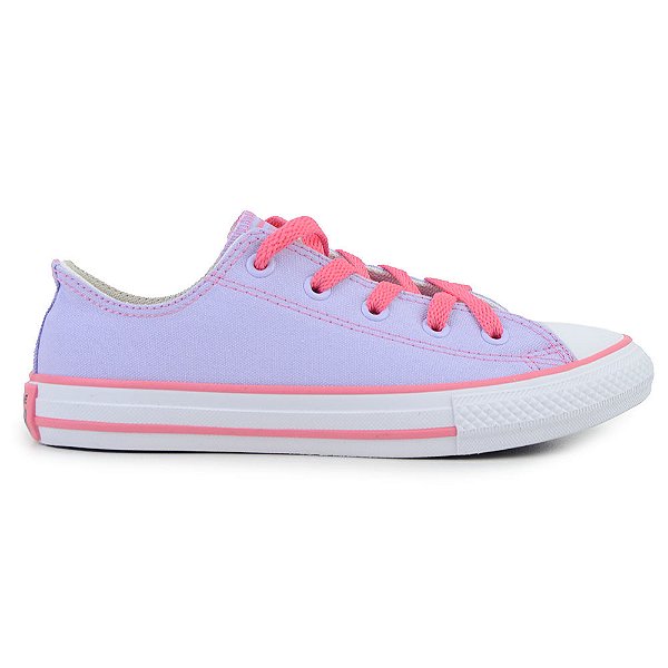 Tênis Infantil Converse Chuck Taylor Lilás - CK1251